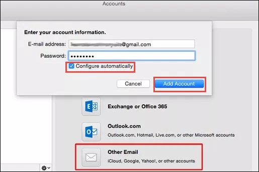 gmail settings for outlook 11 mac